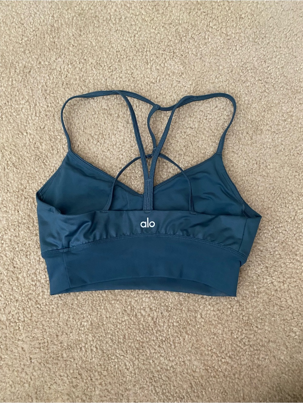ALO Yoga Strappy Alosoft Lavish Sports Bras - Picture 6 of 10